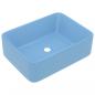 Preview: Luxus-Waschbecken Matt Hellblau 41x30x12 cm Keramik