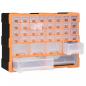 Preview: Multi-Schubladen-Organizer mit 38 Schubladen 52x16x37,5 cm