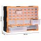 Preview: Multi-Schubladen-Organizer mit 38 Schubladen 52x16x37,5 cm