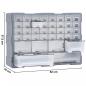 Preview: Multi-Schubladen-Organizer mit 40 Schubladen 52x16x37,5 cm 