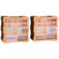 Preview: Multi-Schubladen-Organizer 2 Stk. 12 Schubladen 26,5x16x26 cm