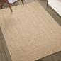 Preview: Teppich 160x230 cm Jute-Optik Innen und Außen