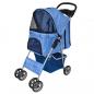 Preview: ARDEBO.de - Hundewagen Hundebuggy Blau 