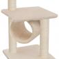 Preview: Katzen-Kratzbaum Sisal 65 cm Beige