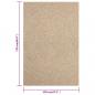 Preview: Teppich ZIZUR 120x170 cm Jute-Optik Indoor und Outdoor