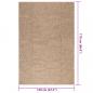 Preview: Teppich ZIZUR 120x170 cm Jute-Optik Indoor und Outdoor