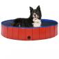 Preview: ARDEBO.de - Hundepool Faltbar Rot 160 x 30 cm PVC