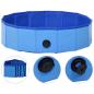 Preview: Hundepool Faltbar Blau 80 x 20 cm PVC