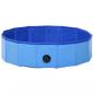 Preview: Hundepool Faltbar Blau 80 x 20 cm PVC