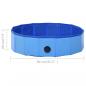 Preview: Hundepool Faltbar Blau 80 x 20 cm PVC