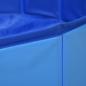 Preview: Hundepool Faltbar Blau 120 x 30 cm PVC