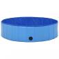 Preview: Hundepool Faltbar Blau 120 x 30 cm PVC