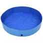 Preview: Hundepool Faltbar Blau 160 x 30 cm PVC