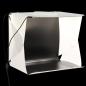 Preview: ARDEBO.de - LED-Lichtbox für Fotostudio Klappbar 40×34×37 cm Plastik Weiß 