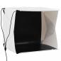 Preview: LED-Lichtbox für Fotostudio Klappbar 40×34×37 cm Plastik Weiß 