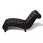 Preview: Chaiselongue Braun Kunstleder 