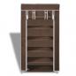 Preview: Schuhschrank Schuhregal Schuhablage 5 Schicht 58 x 28 x 106 cm Braun