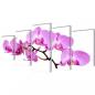 Preview: ARDEBO.de - Bilder Dekoration Set Orchidee 200 x 100 cm