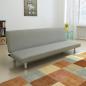 Preview: ARDEBO.de - Schlafsofa Grau Polyester