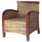 Preview: Sessel Rattan Handgeflochten 