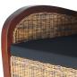 Preview: Sessel Rattan Handgeflochten 