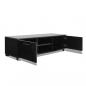 Preview: TV-Schrank Hochglanz-Schwarz 120x40,5x35 cm