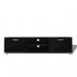 Preview: TV-Schrank Hochglanz-Schwarz 140x40,5x35 cm