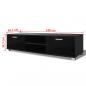 Preview: TV-Schrank Hochglanz-Schwarz 140x40,5x35 cm