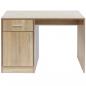 Preview: Schreibtisch mit Schublade und Schrank Eiche 100x40x73 cm