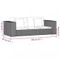 Preview: 3-Sitzer Sofa Echtes Rattan 