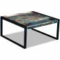 Preview: ARDEBO.de - Couchtisch Altholz Massiv 80x80x40 cm