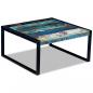 Preview: Couchtisch Altholz Massiv 80x80x40 cm