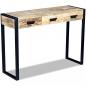 Preview: Konsolentisch mit 3 Schubladen Mangoholz Massiv 110x35x78 cm