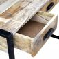 Preview: Konsolentisch mit 3 Schubladen Mangoholz Massiv 110x35x78 cm