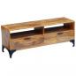 Preview: TV-Schrank Mangoholz 120x35x45 cm