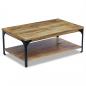 Preview: Couchtisch Mangoholz 100x60x38 cm