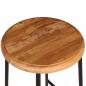 Preview: Barhocker 2 Stk. Massivholz Teak 