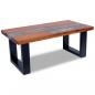 Preview: Couchtisch Teak Harz 100x50 cm