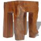 Preview: Hocker Massivholz Teak