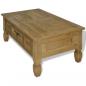 Preview: Couchtisch Mexiko-Stil Kiefernholz 100x55x44 cm