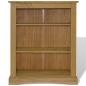 Preview: Bücherschrank 3 Fächer Mexiko-Stil Kiefernholz 81x29x100 cm