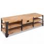 Preview: ARDEBO.de - TV-Schrank Massivholz Akazie 140x40x45 cm