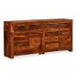 Preview: ARDEBO.de - Sideboard Massivholz Palisander 160x35x75 cm 