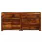 Preview: Sideboard Massivholz Palisander 160x35x75 cm 