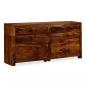 Preview: Sideboard Massivholz Palisander 160x35x75 cm 