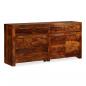 Preview: Sideboard Massivholz Palisander 160x35x75 cm 