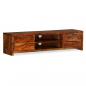 Preview: TV-Schrank Massivholz Palisander 120x30x30 cm