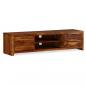 Preview: TV-Schrank Massivholz Palisander 120x30x30 cm