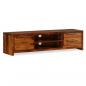 Preview: TV-Schrank Massivholz Palisander 120x30x30 cm