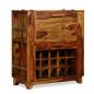 Preview: ARDEBO.de - Barschrank Massivholz 85x40x95 cm